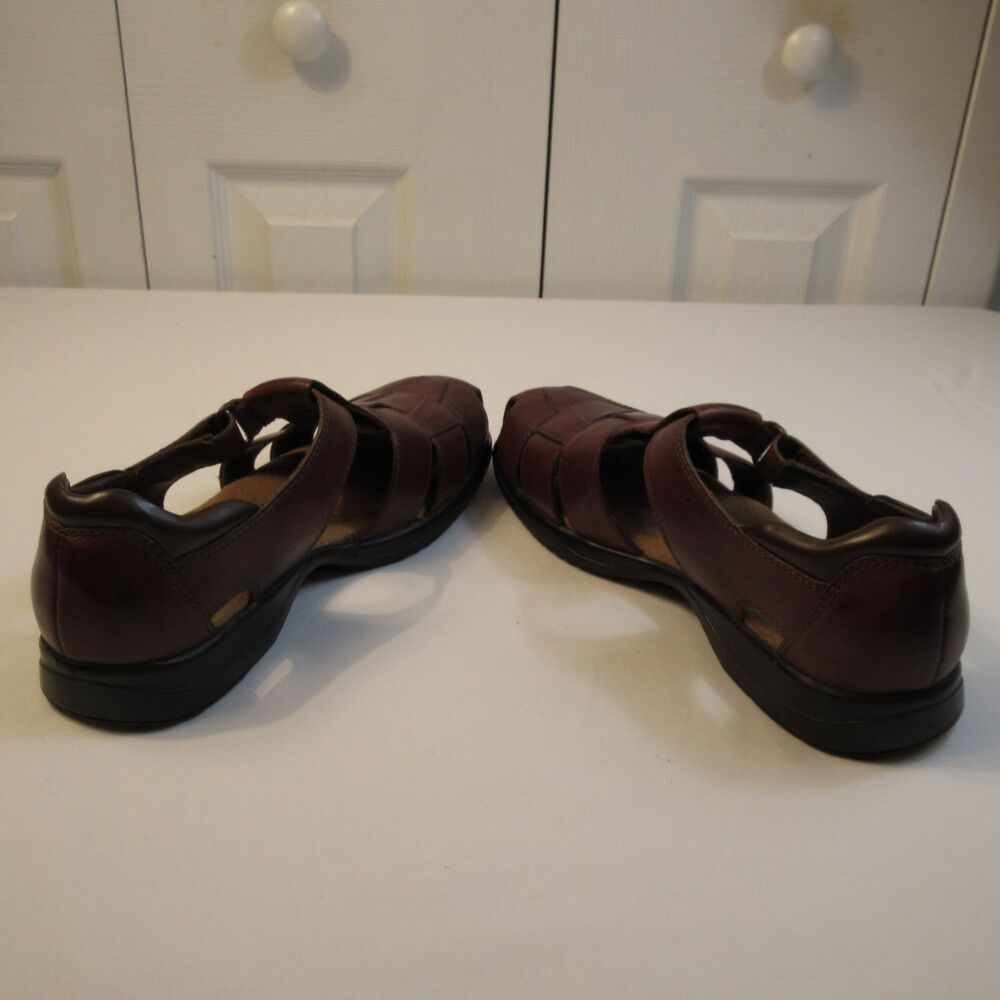 Women's Comfort First EARTH SHOE Gelron 2000 Leather Velcro Strap US Size 9.5 W - Picture 3 of 8